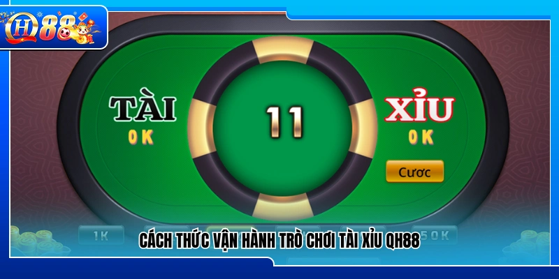 Cơ chế hoạt động của game tài xỉu QH88